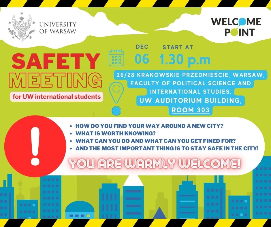 Safety Meeting, organised jointly with the City Hall of Warsaw WISP